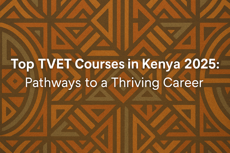 Top TVET Courses in Kenya 2025: Pathways to a Thriving Career - - My ...
