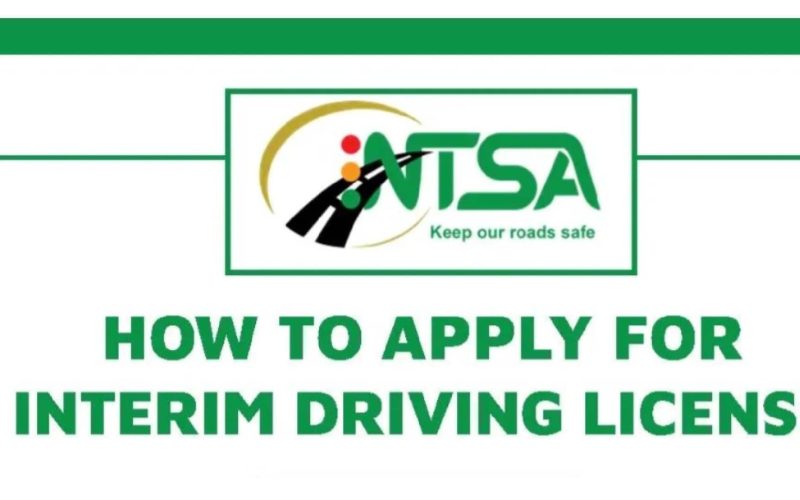 How to Apply for an Interim Driving License Using eCitizen